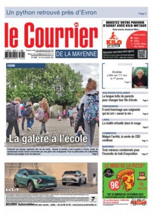 Dernière Une Le Courrier de la Mayenne