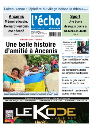 Solidarité avec l’Ukraine : Une belle histoire d’amitié à Ancenis