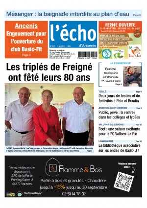 Les triplés de Freigné ont fêté leurs 80 ans