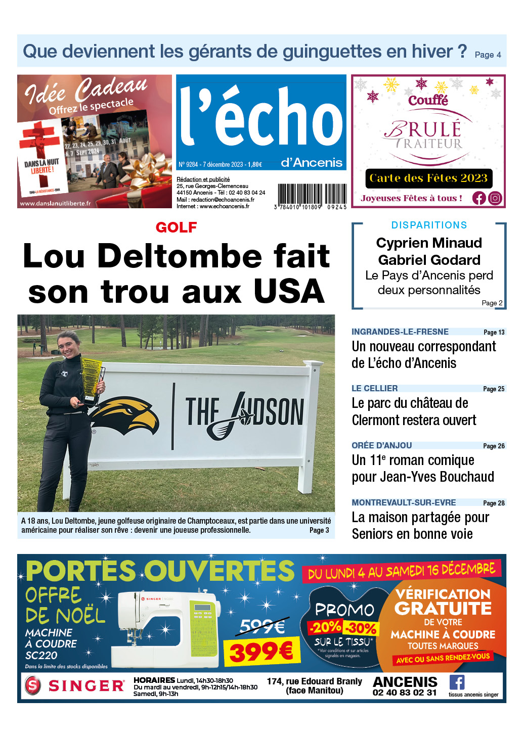 Lou Deltombe fait son trou aux USA