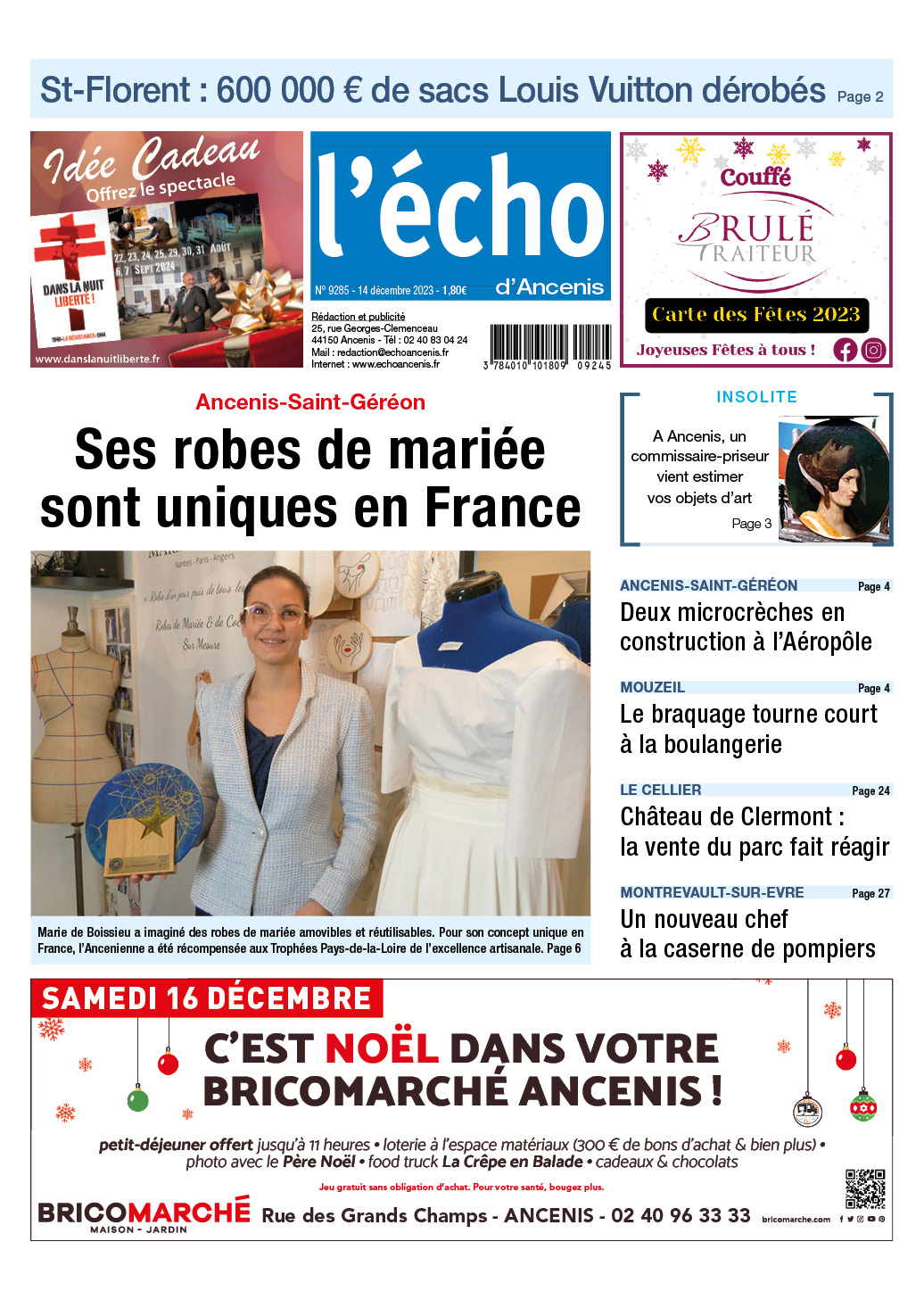 Ses robes de mariée  sont uniques en France