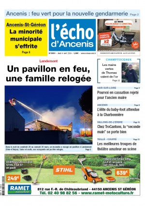 Un pavillon en feu, une famille relogée