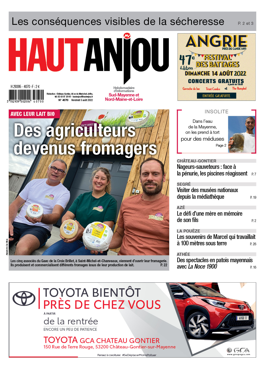 Des agriculteurs devenus fromagers