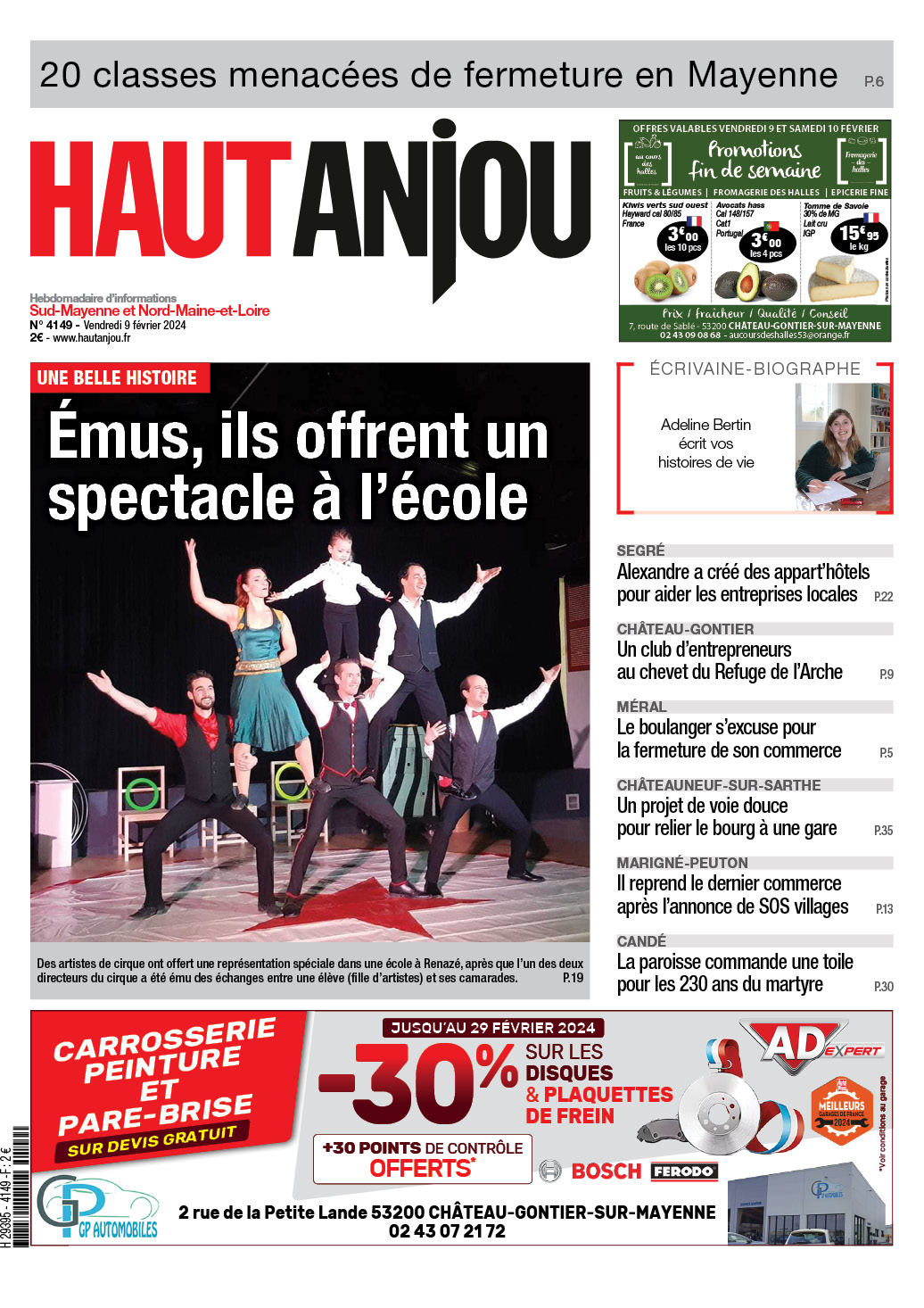 Emus, ils offrent un spectacle à l'école