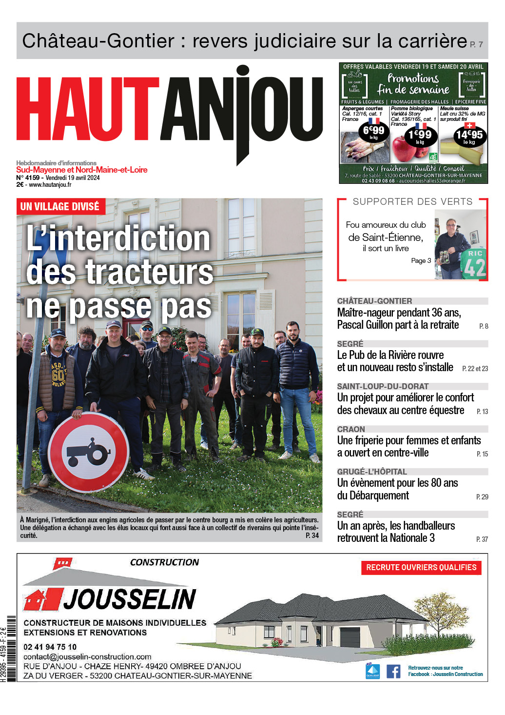 L'interdiction des tracteurs ne passe pas