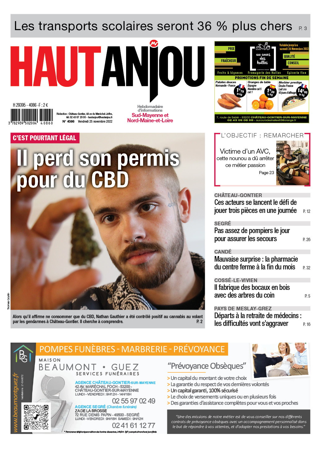 Il perd son permis pour du CBD