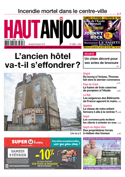 L'ancien hôtel va-t-il s'effondrer ?