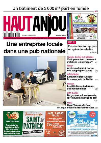 Une entreprise locale dans une pub nationale