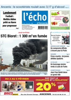 Joué/Erdre : STC Bioret - 1300m3 en fumée