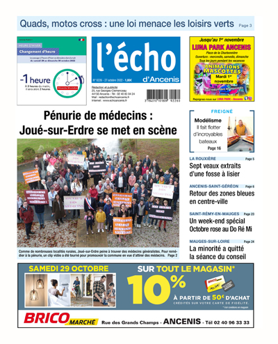 Pénurie de médecins : Joué-sur-Erdre se met en scène