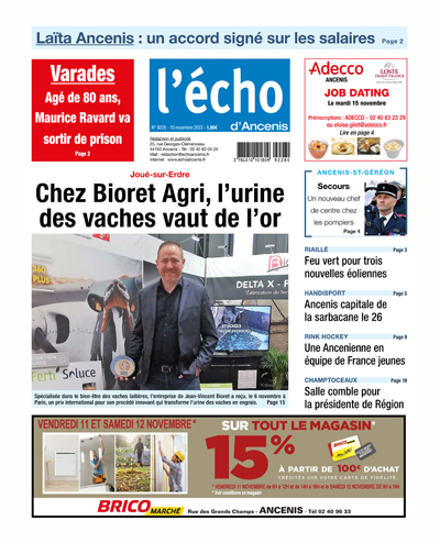 Chez Bioret Agri, l'urine des vaches vaut de l'or