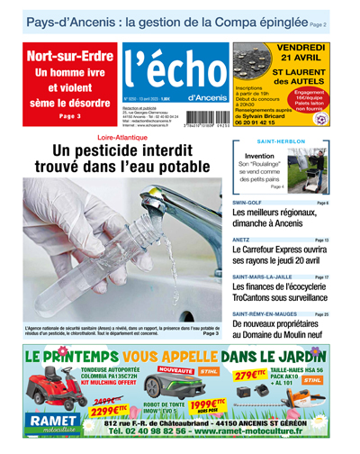Loire-Atlantique : un pesticide interdit trouvé dans l'eau potable