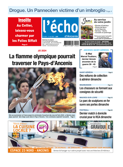 J.O. 2024 : la flamme olympique pourrait traverser le Pays-d'Ancenis