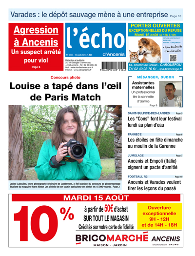Concours photo : Louise a tapé dans l'oeil de Paris Match