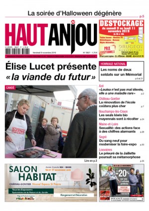 Élise Lucet présente «la viande du futur»