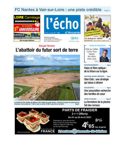 Groupe Terrena : l'abattoir du futur sort de terre