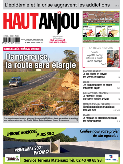 Dangereuse, la route sera élargie