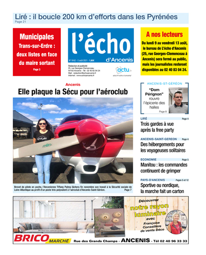 Ancenis : elle plaque la Sécu pour l'aéroclub