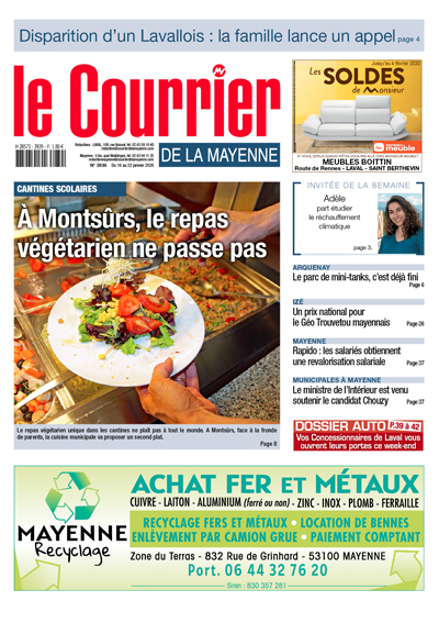 Cantines scolaires : à Montsûrs, le repas végétarien ne passe pas